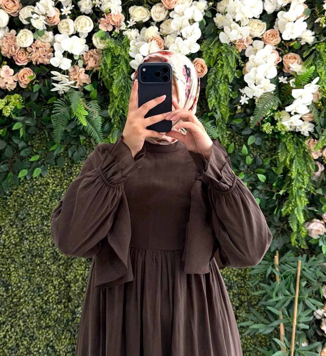 Şifon Harmosa Elbise 9287 - Moda Fatma