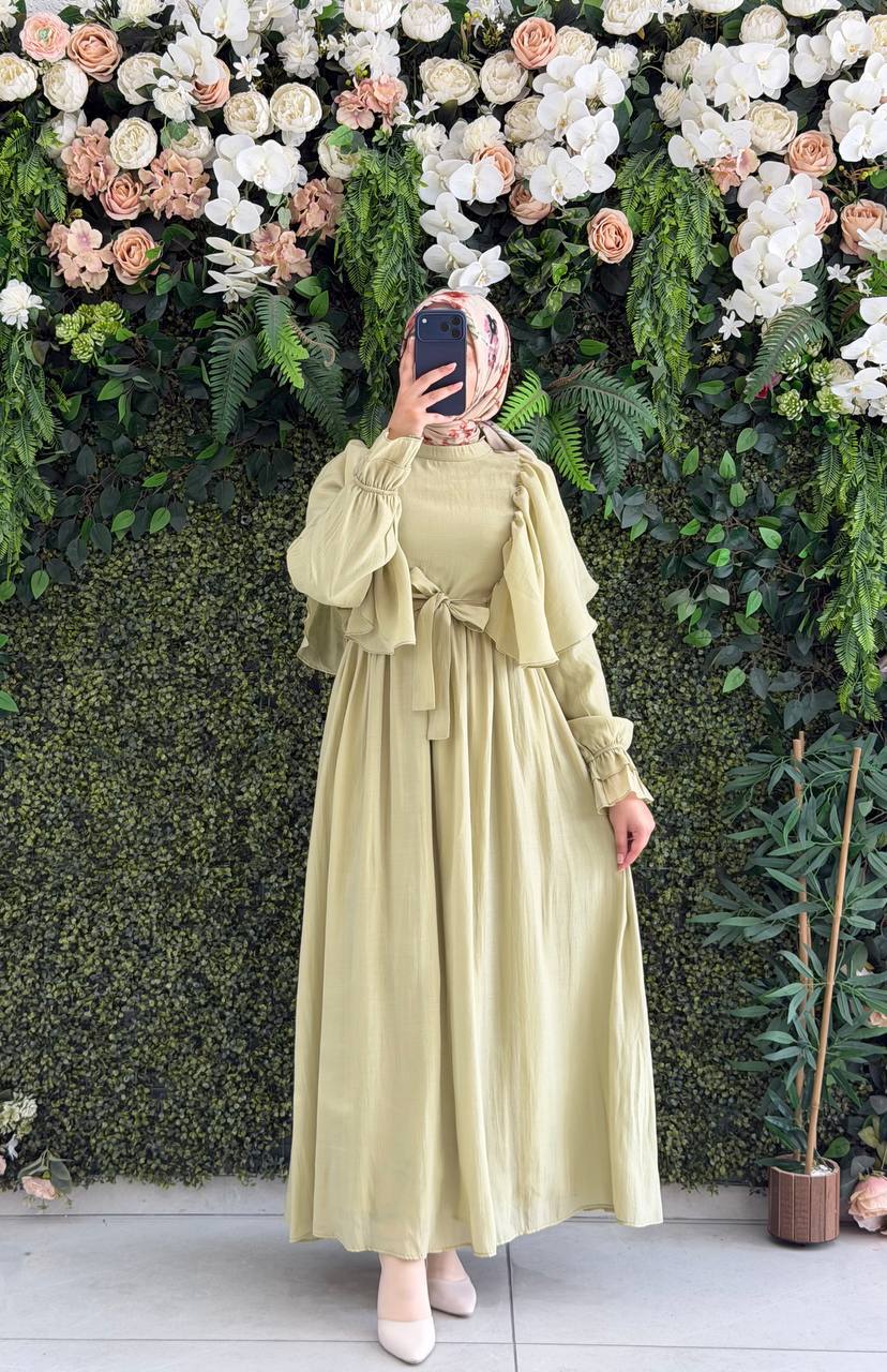 Şifon Harmosa Elbise 9287 - Moda Fatma