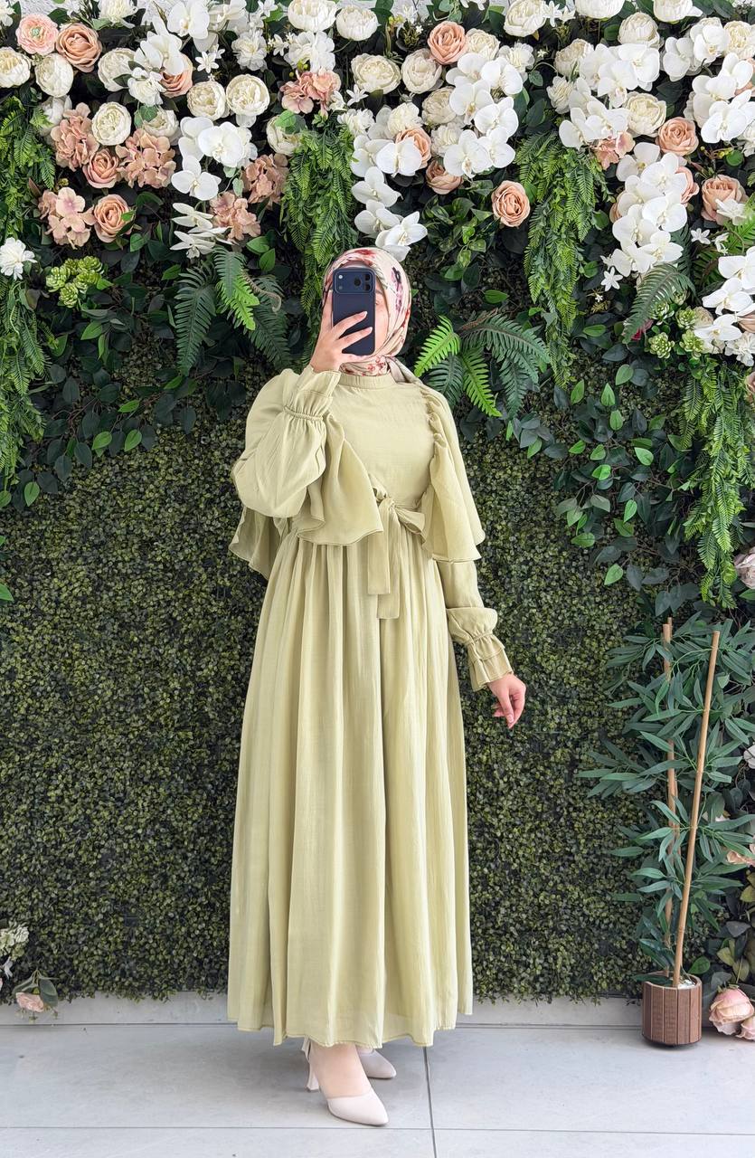 Şifon Harmosa Elbise 9287 - Moda Fatma