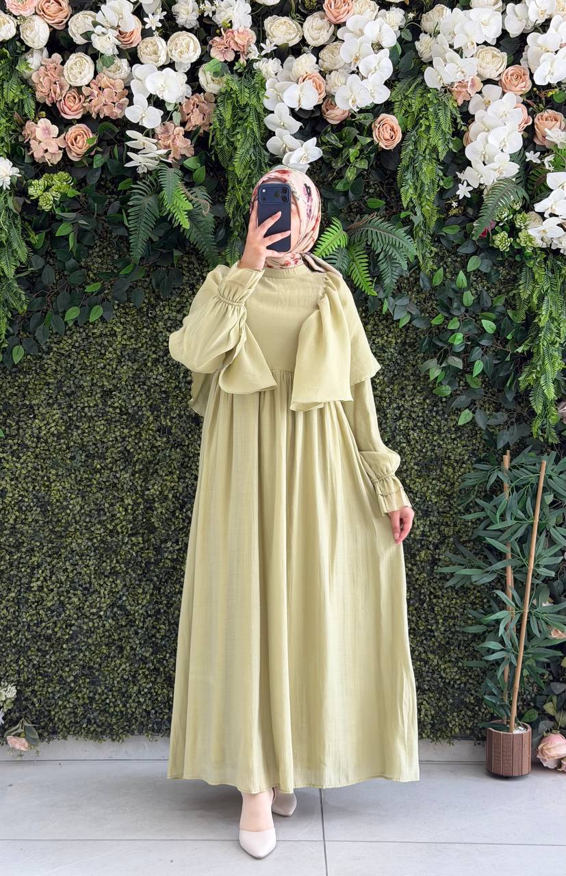 Şifon Harmosa Elbise 9287 - Moda Fatma
