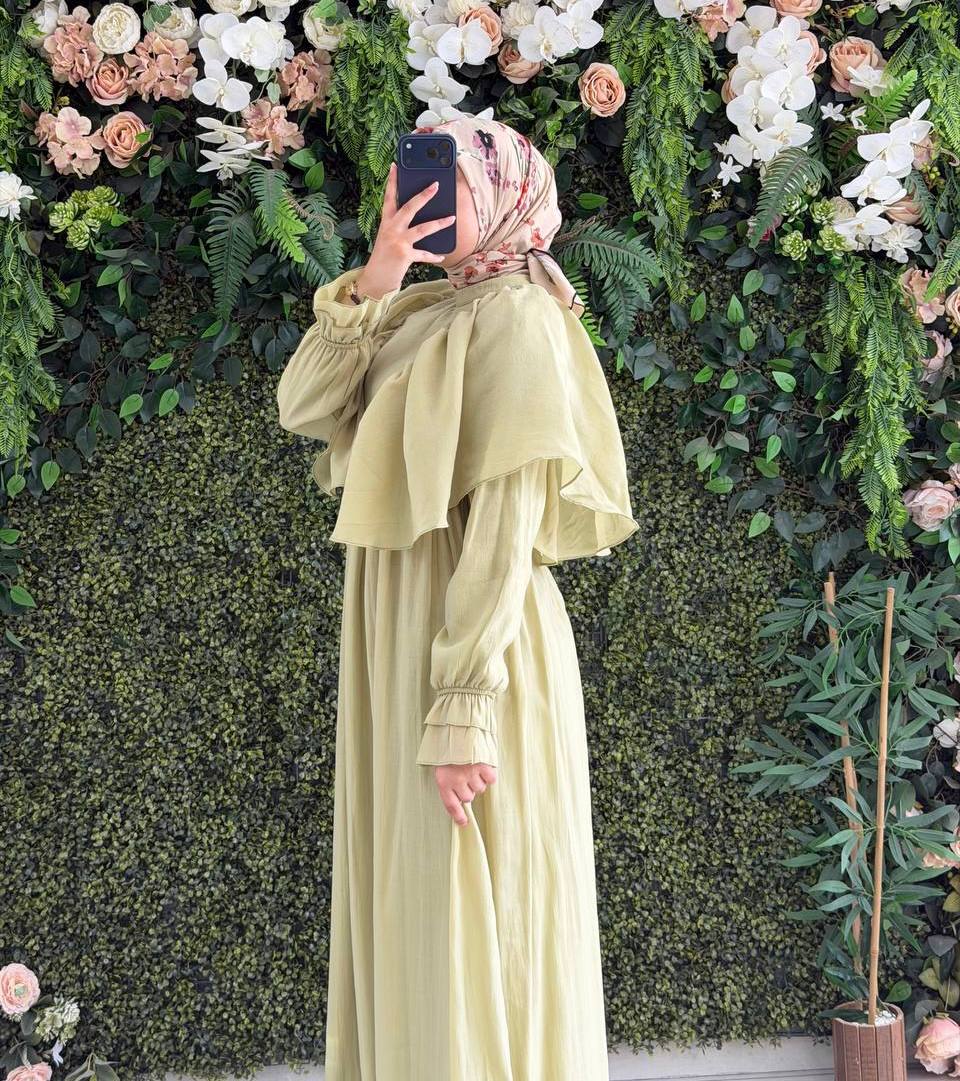 Şifon Harmosa Elbise 9287 - Moda Fatma