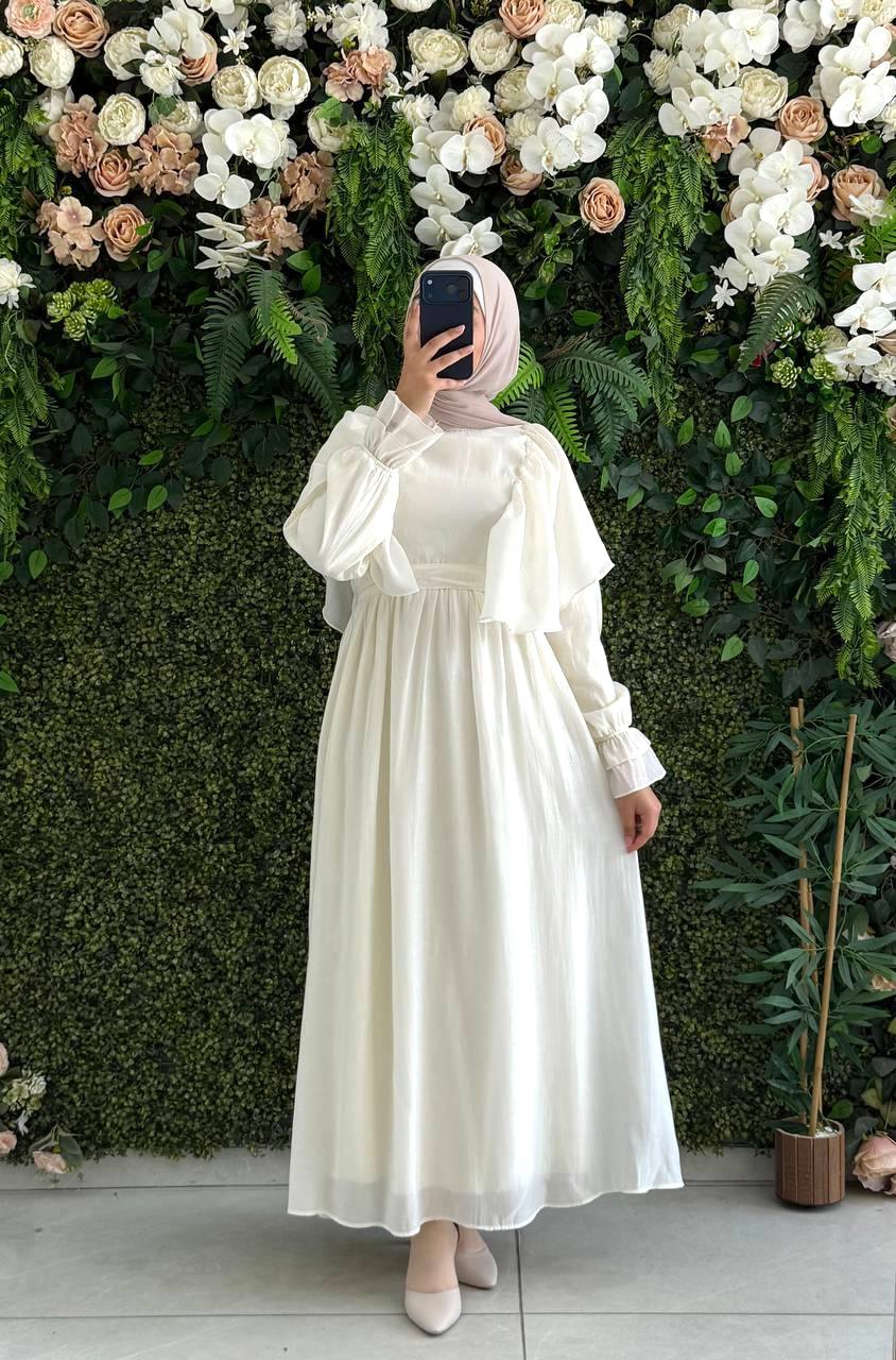 Şifon Harmosa Elbise 9287 - Moda Fatma
