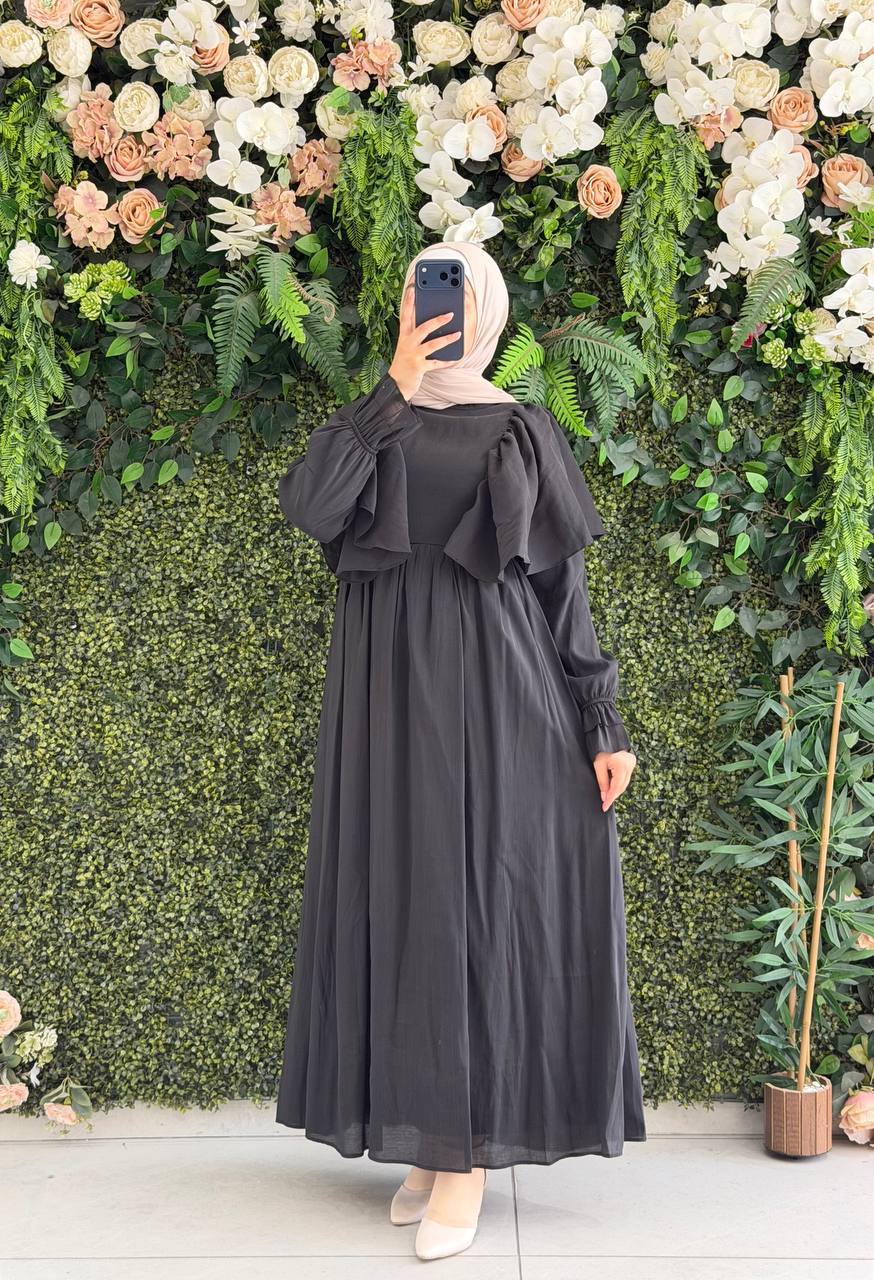 Şifon Harmosa Elbise 9287 - Moda Fatma