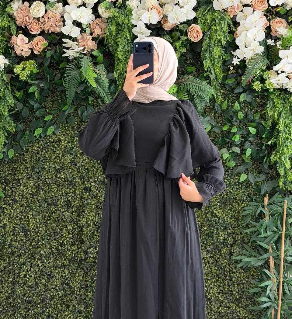 Şifon Harmosa Elbise 9287 - Moda Fatma