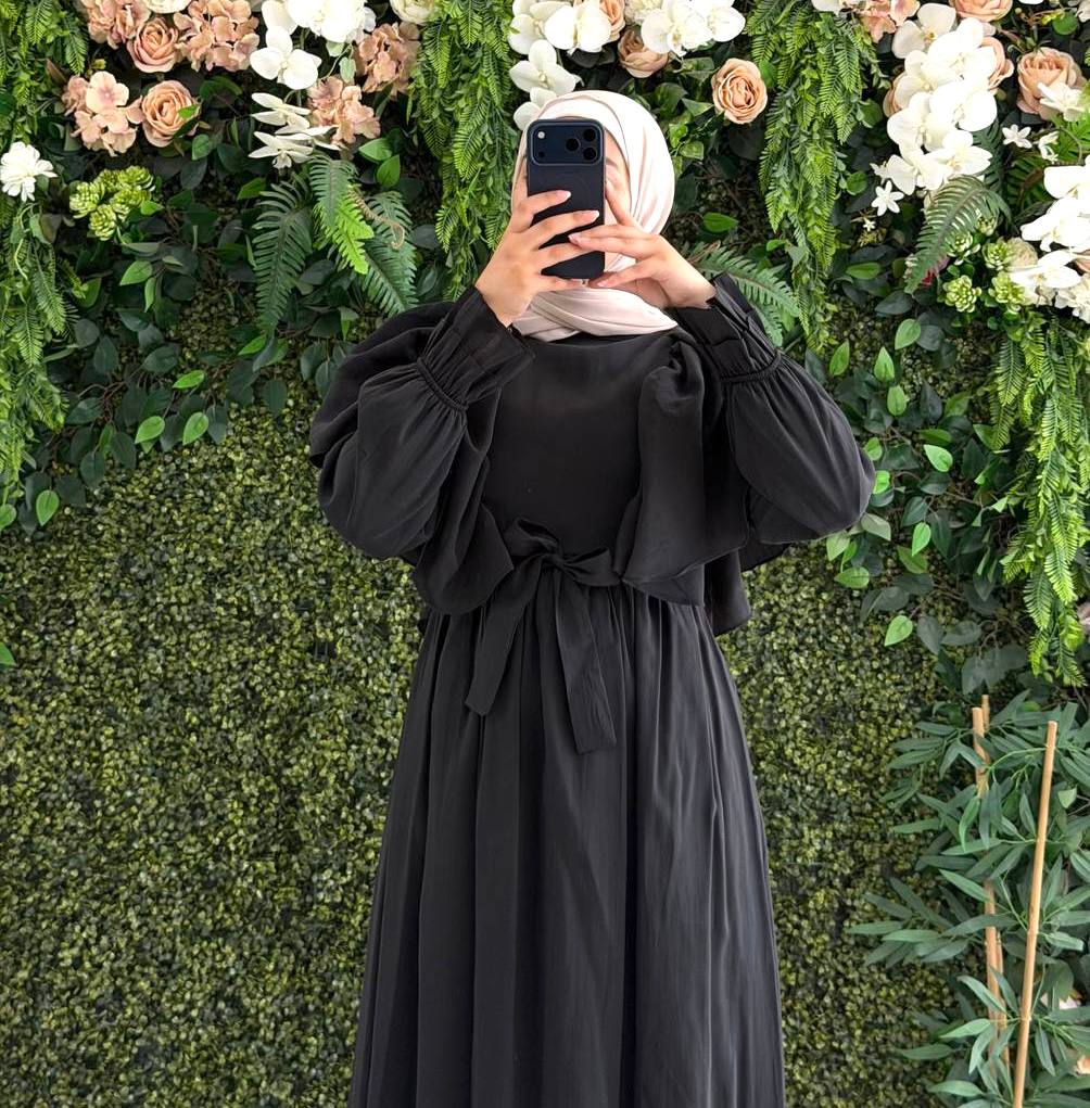 Şifon Harmosa Elbise 9287 - Moda Fatma