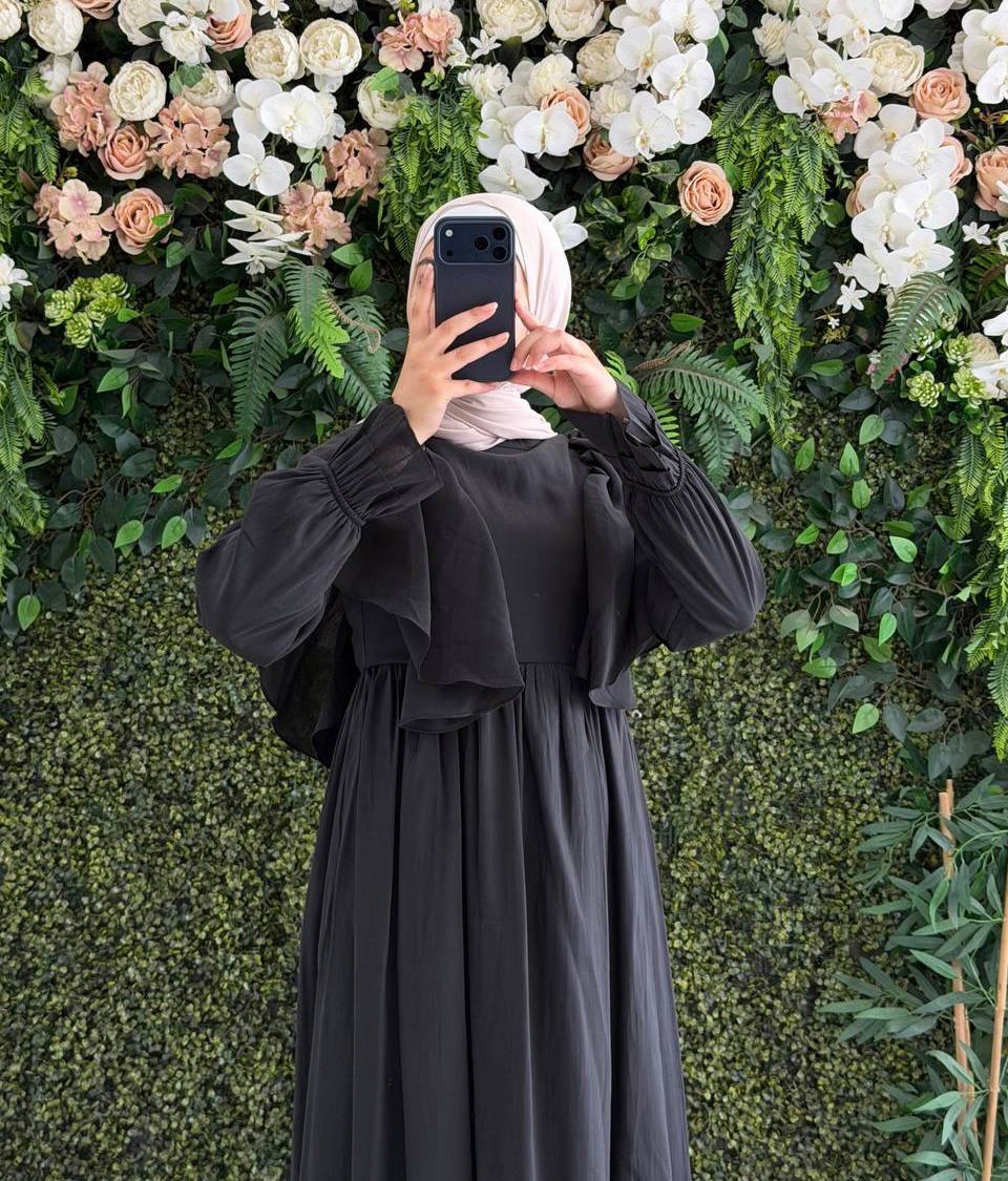Şifon Harmosa Elbise 9287 - Moda Fatma