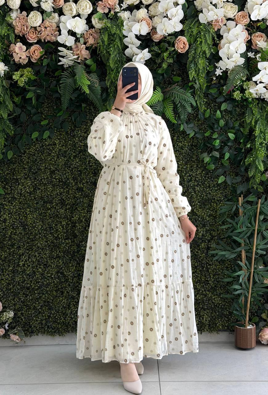 Harmosa astarlı Elbise 9282 - Moda Fatma