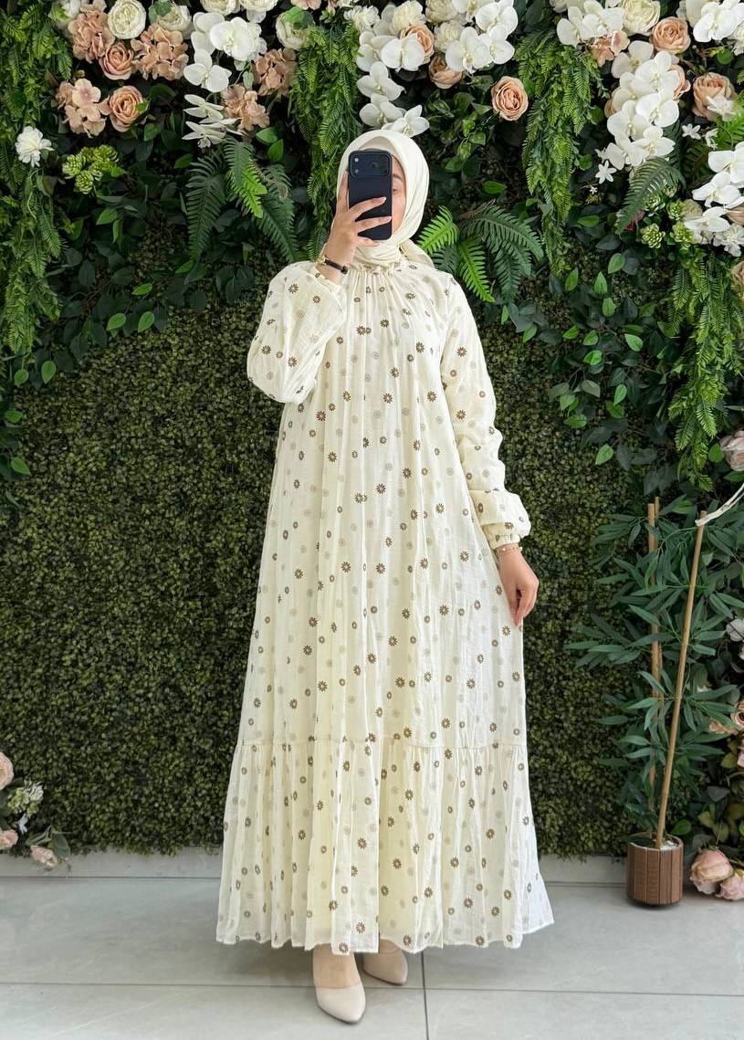 Harmosa astarlı Elbise 9282 - Moda Fatma
