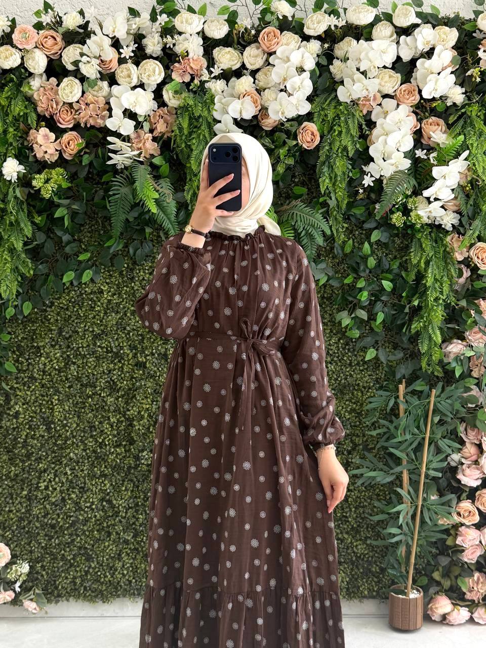 Harmosa astarlı Elbise 9282 - Moda Fatma