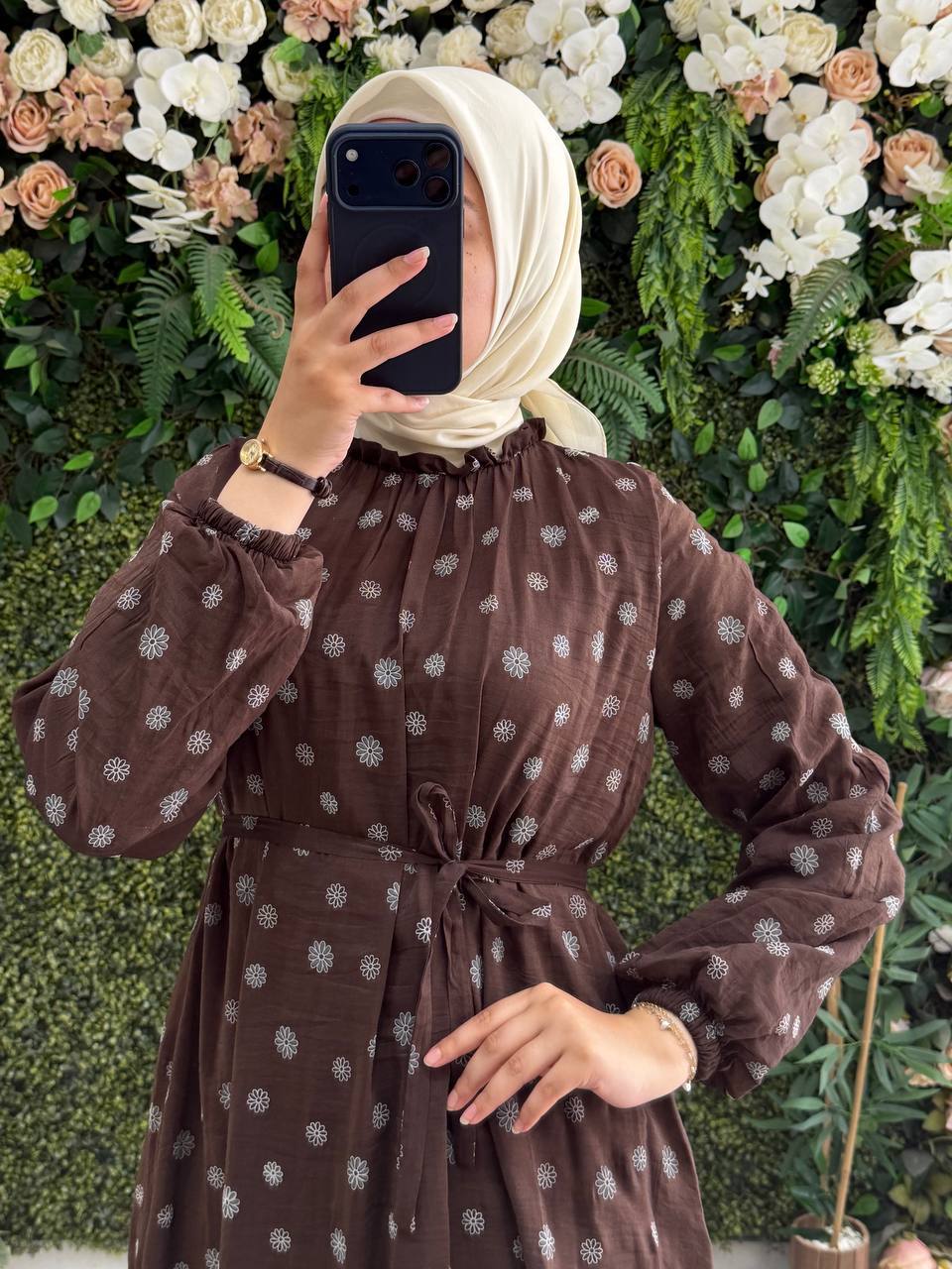 Harmosa astarlı Elbise 9282 - Moda Fatma