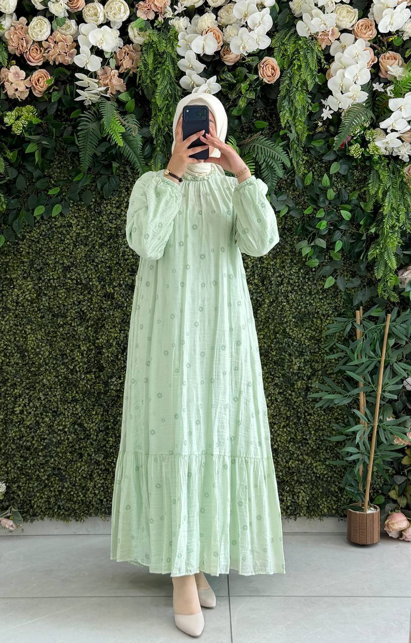 Harmosa astarlı Elbise 9282 - Moda Fatma