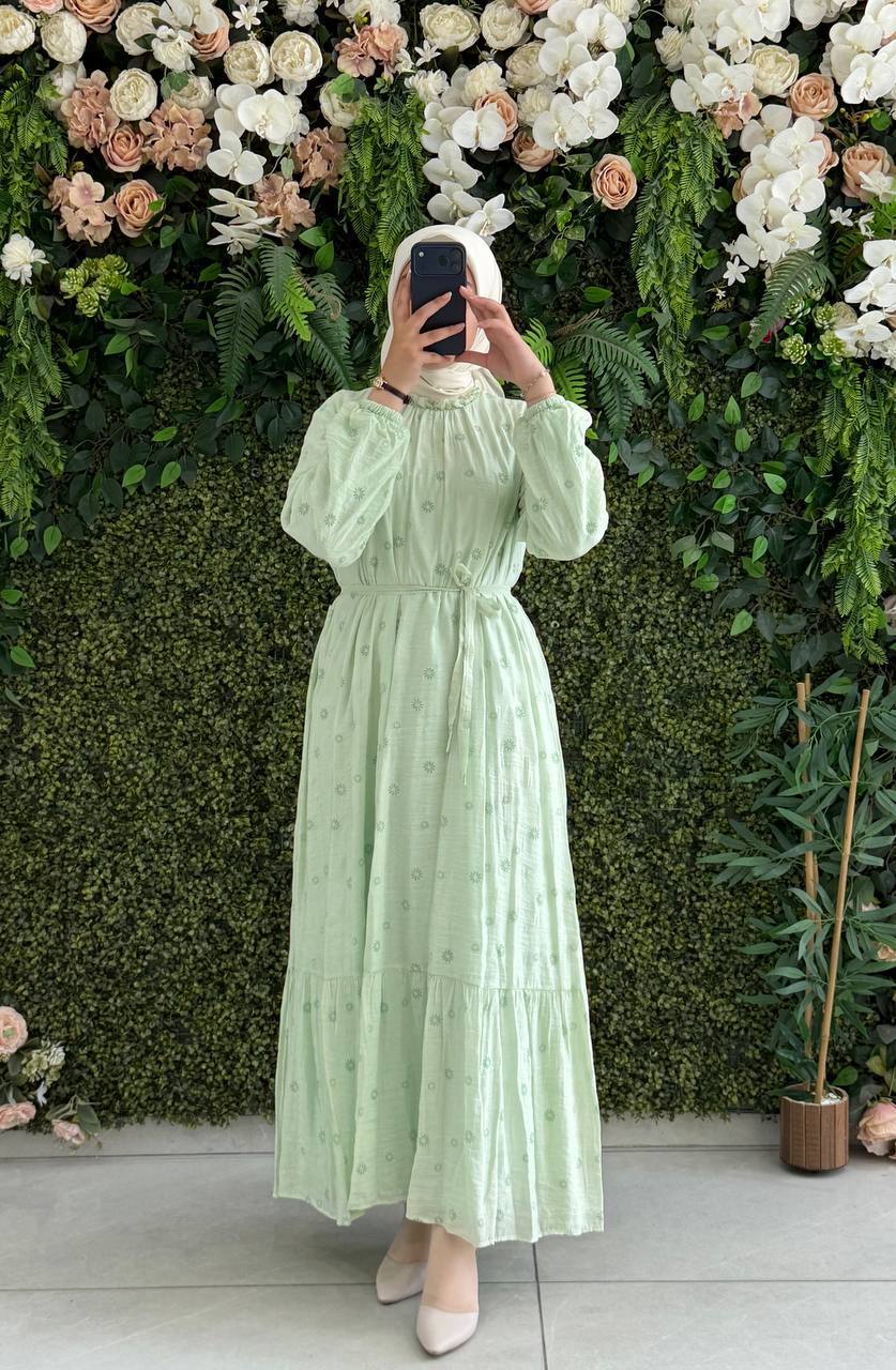 Harmosa astarlı Elbise 9282 - Moda Fatma