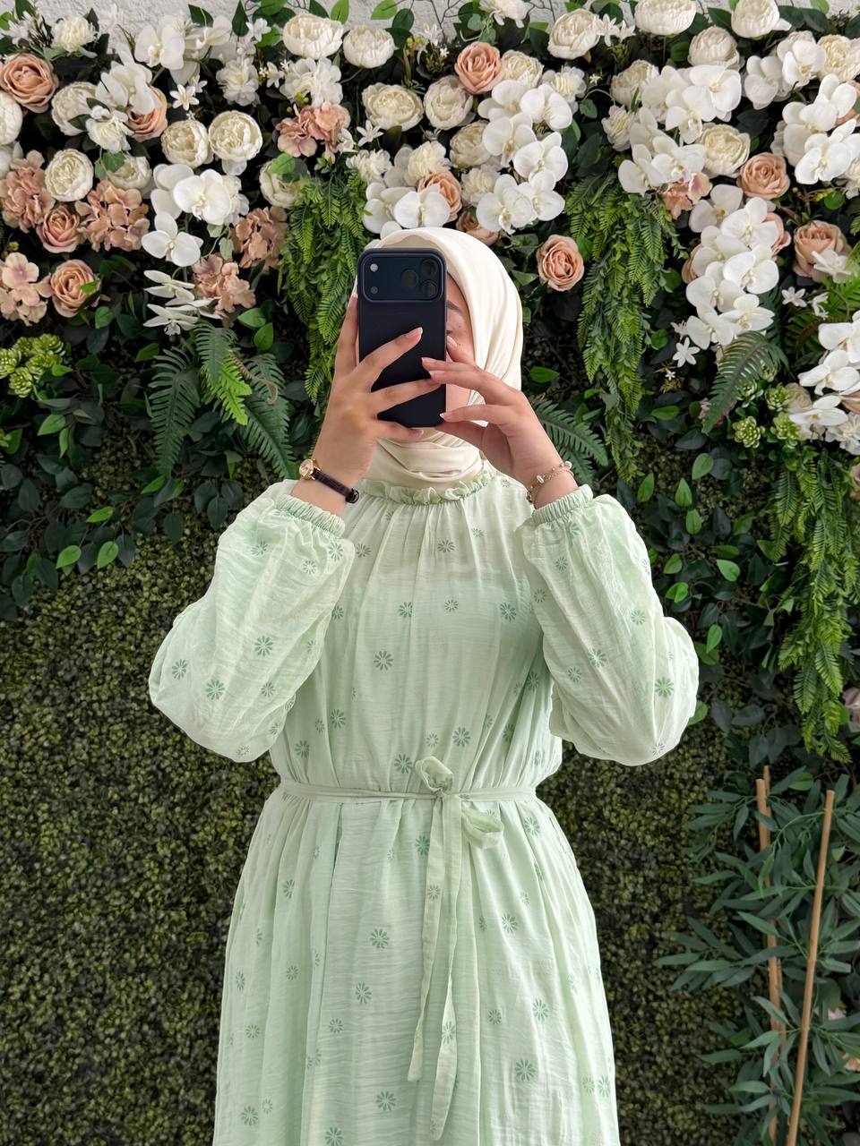 Harmosa astarlı Elbise 9282 - Moda Fatma