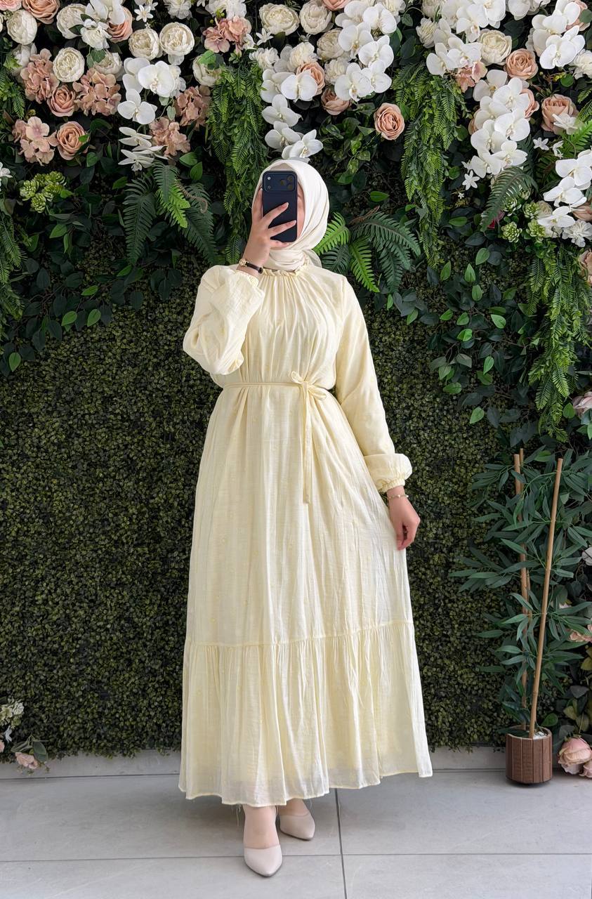Harmosa astarlı Elbise 9282 - Moda Fatma