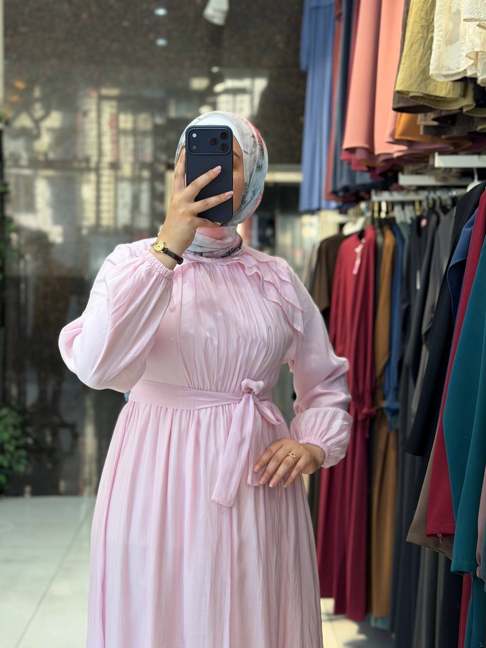 Harmosa Astarlı Elbise 9289 - Moda Fatma