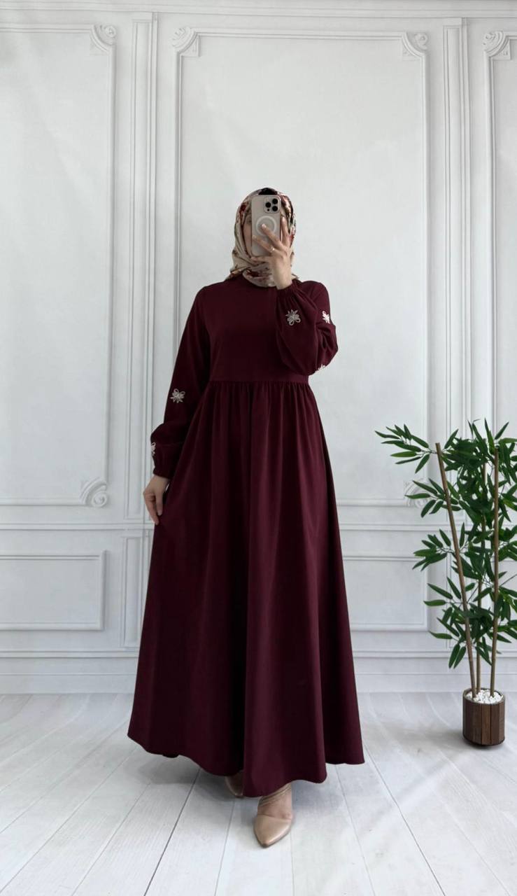 modal elbise 8028