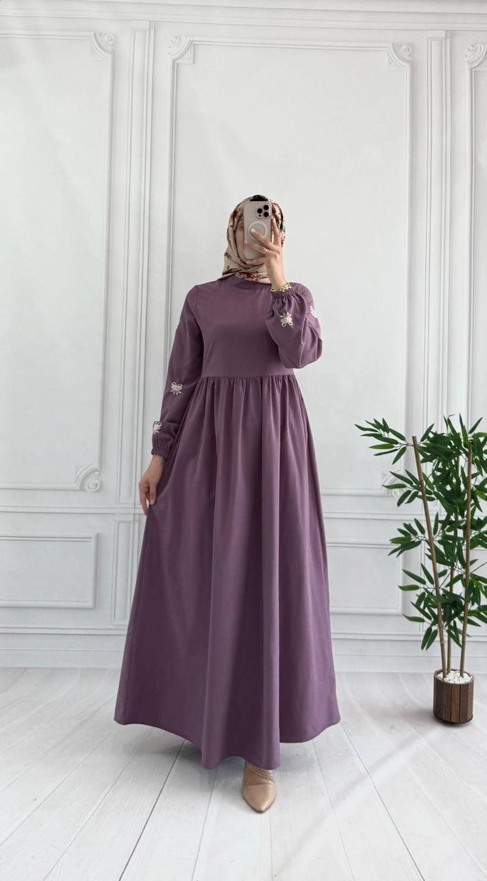 modal elbise 8028