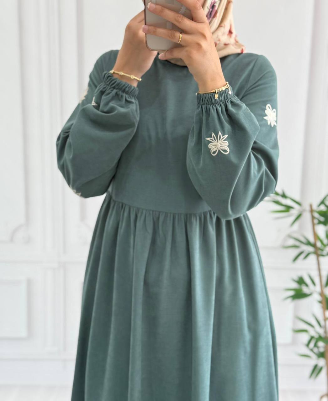 modal elbise 8028
