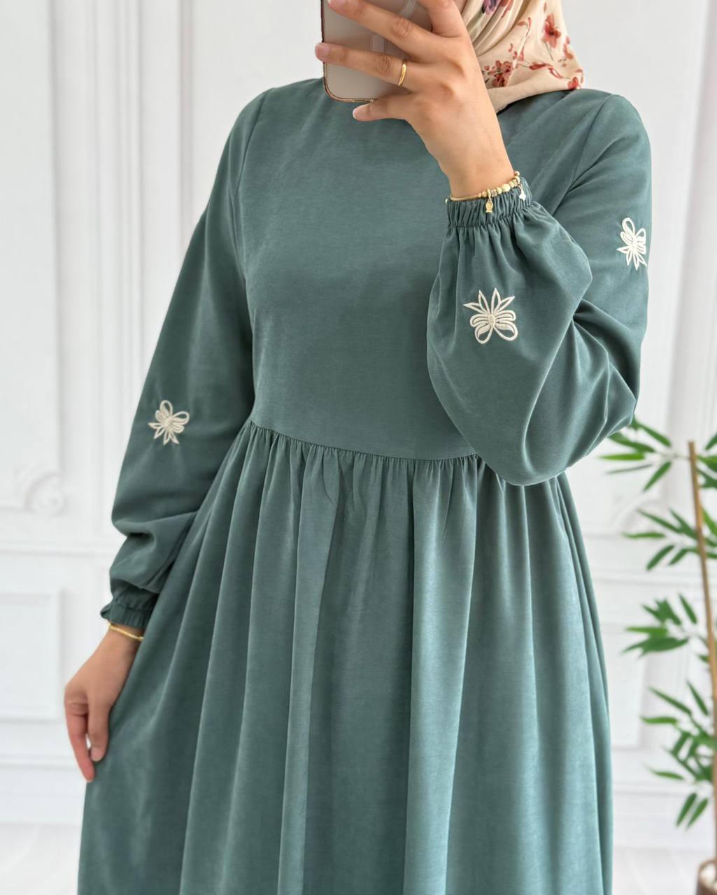 modal elbise 8028