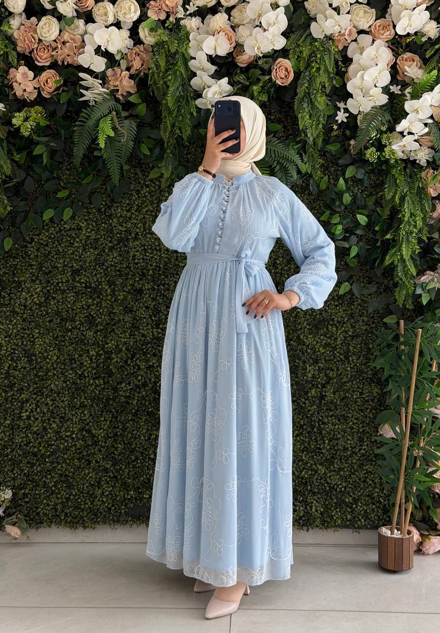 Yoryo Şifon Elbise 9272 - Moda Fatma