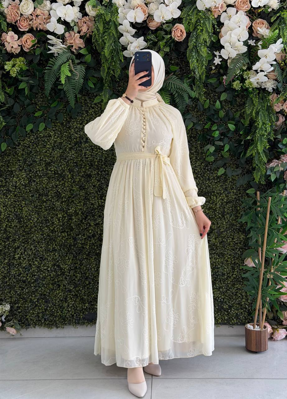 Yoryo Şifon Elbise 9272 - Moda Fatma