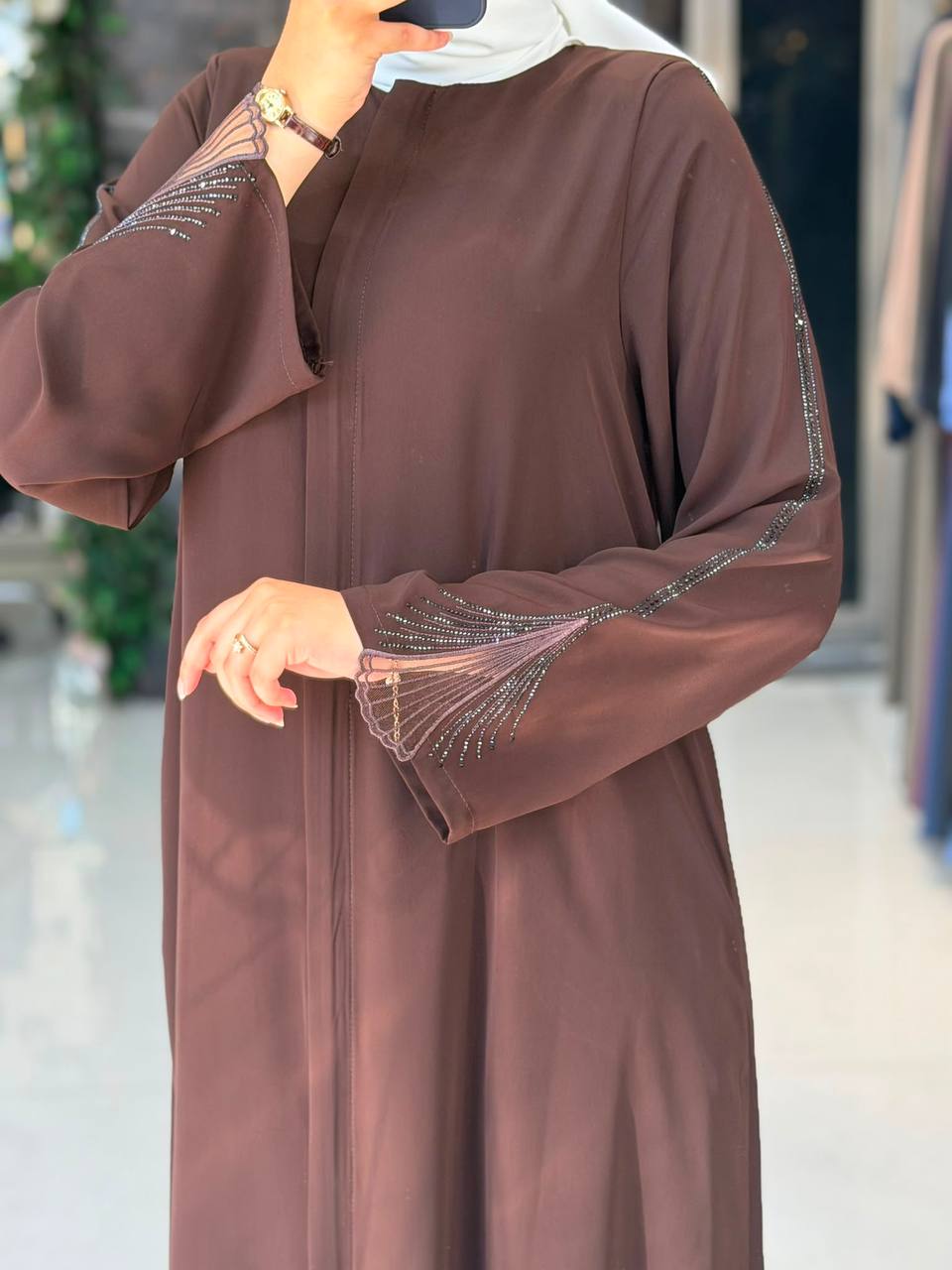 Medine İpek ferace 9303