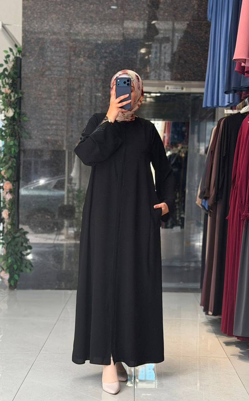 Medine İpek ferace 9303