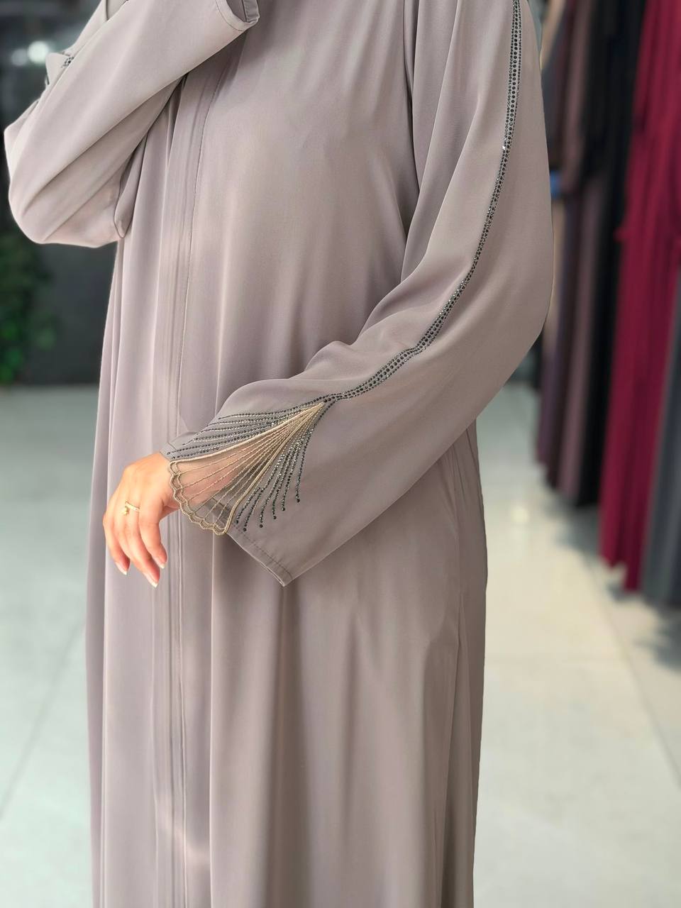 Medine İpek ferace 9303