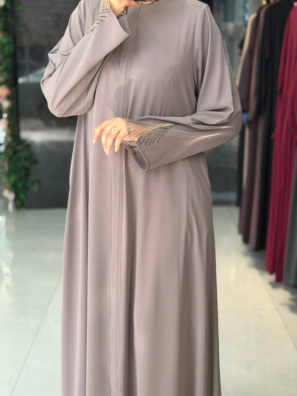 Medine İpek ferace 9303