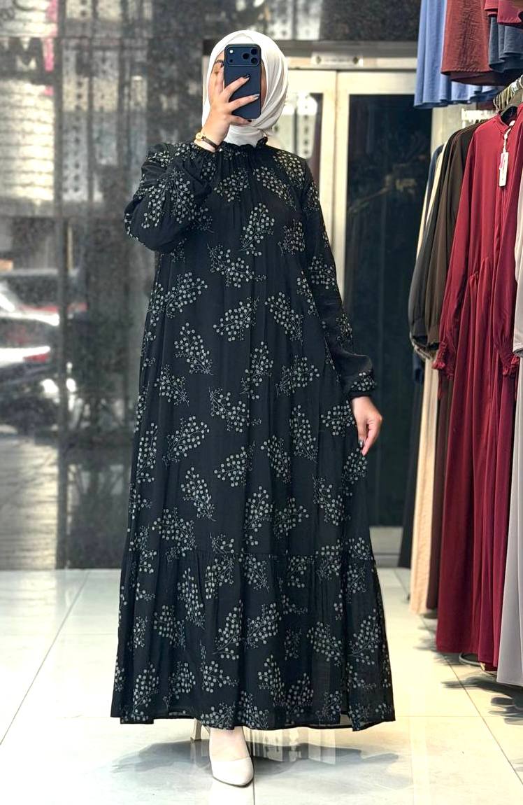 Harmosa Astarlı Elbise 9285 T - Moda Fatma