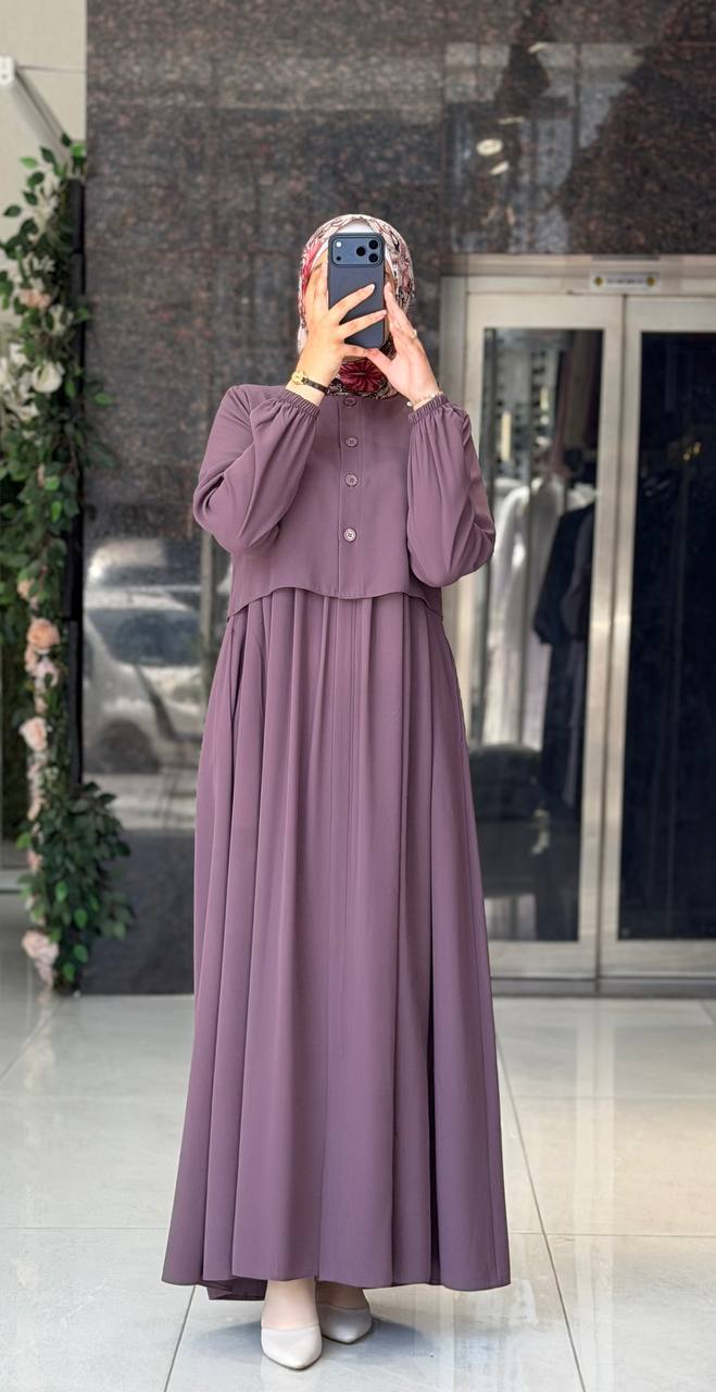 Lara Krep Elbise 1055