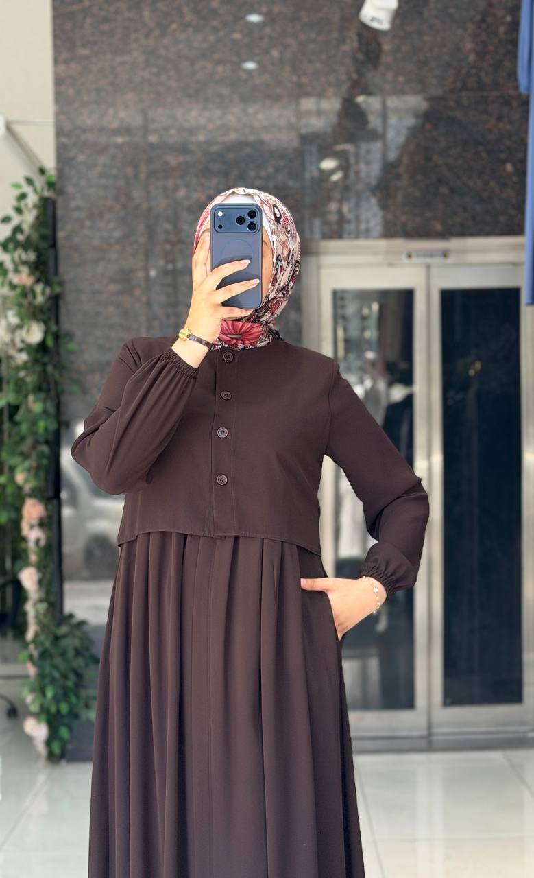 Lara Krep Elbise 1055
