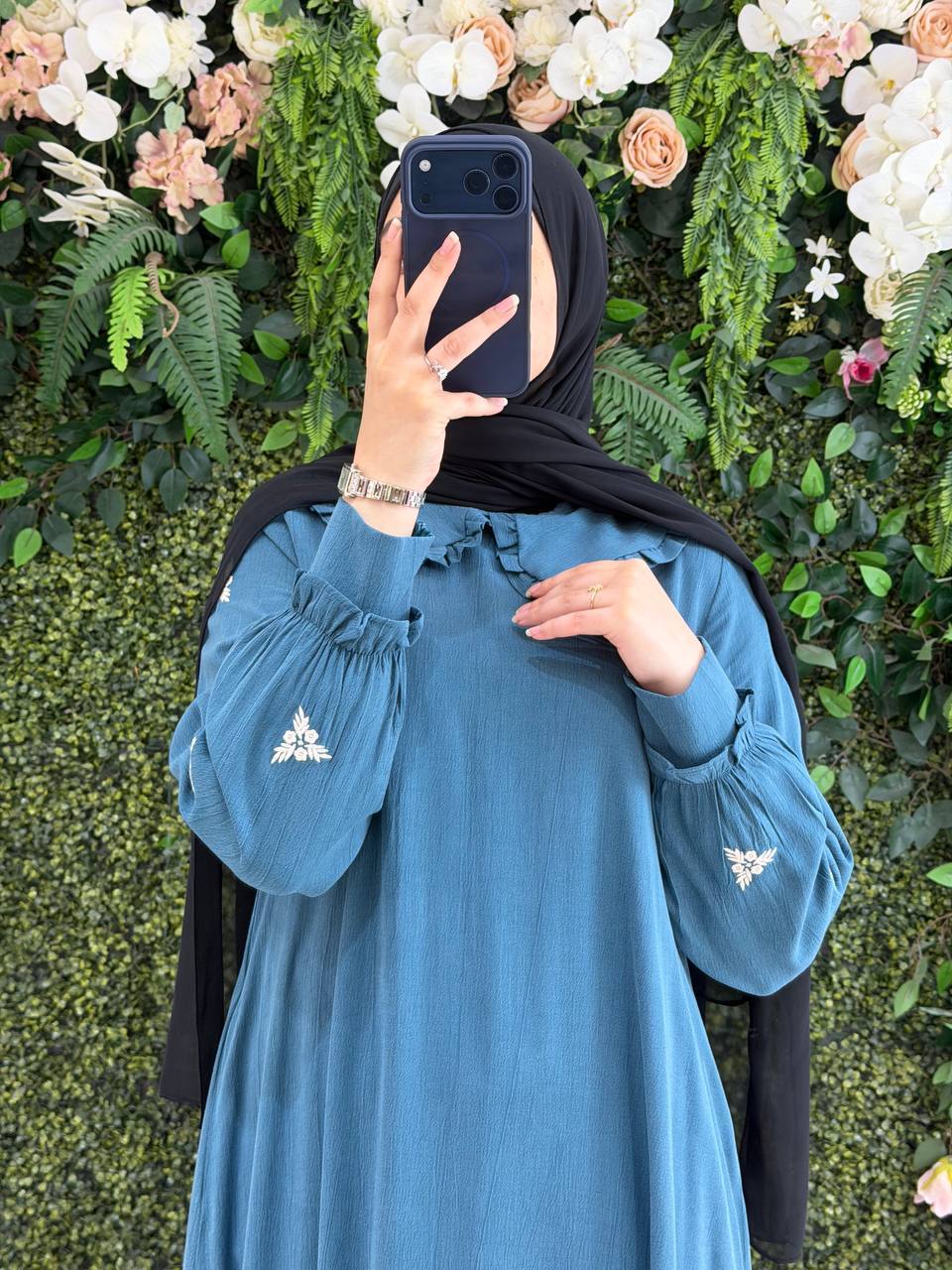 Modal Kupra Elbise 9157