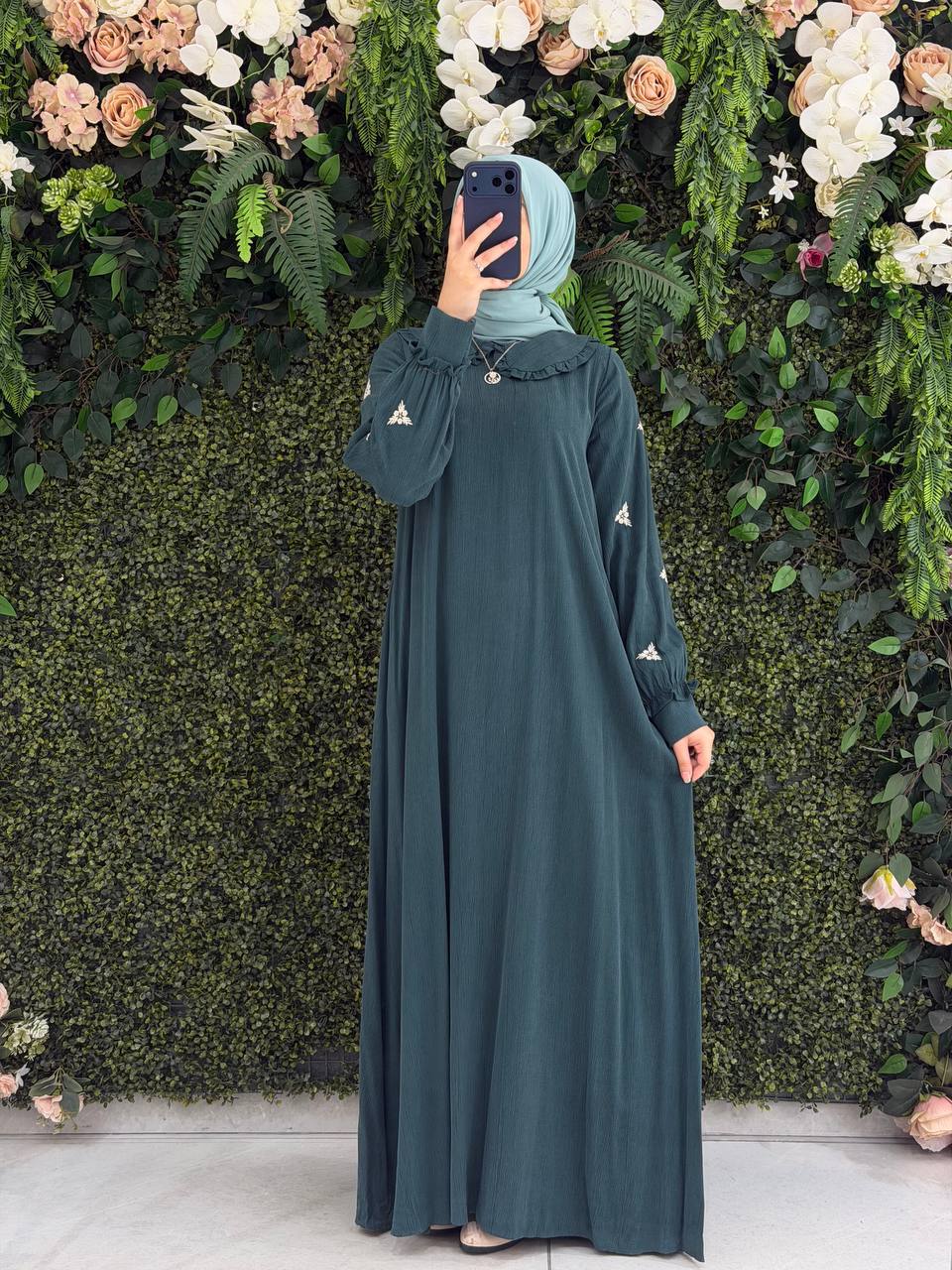 Modal Kupra Elbise 9157