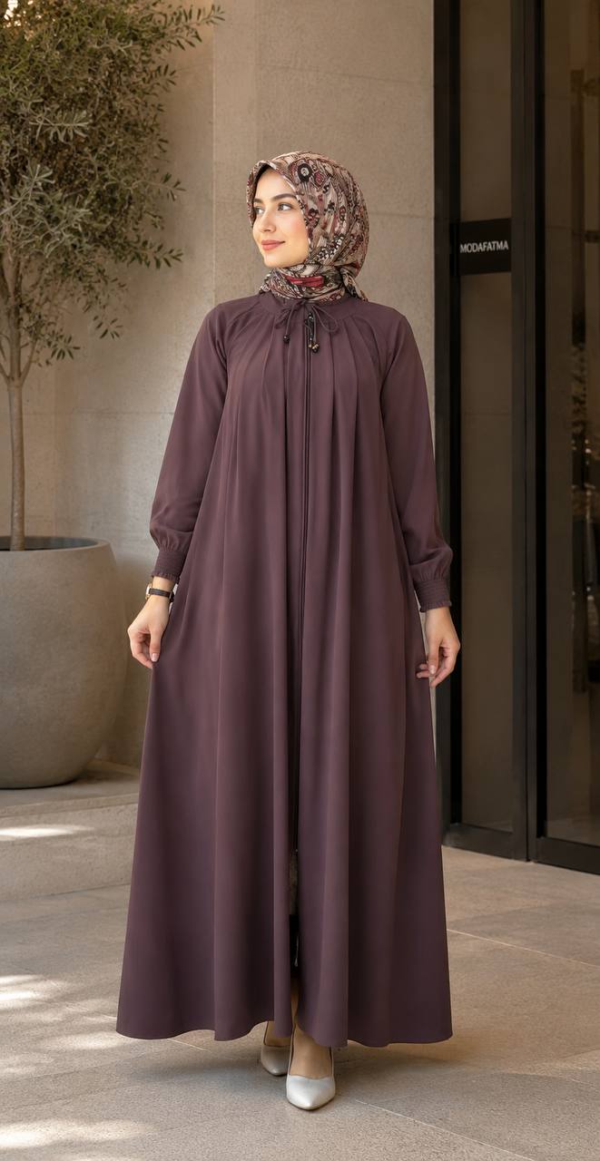 Lara krep ferace 2047 - Moda Fatma