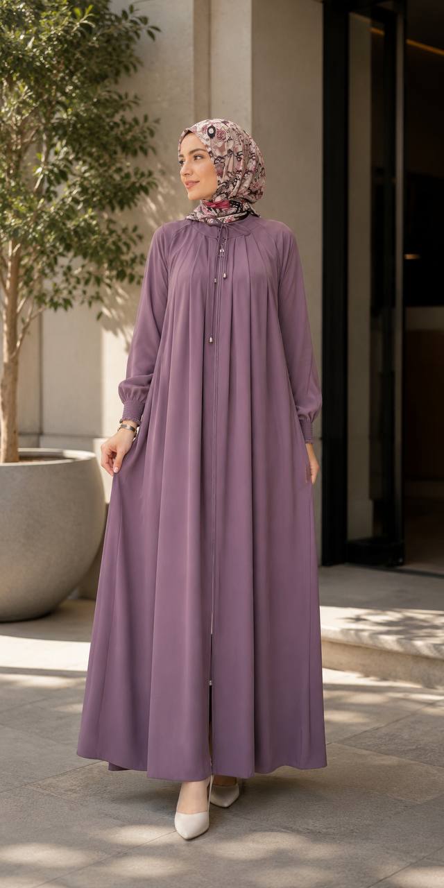 Lara krep ferace 2047 - Moda Fatma
