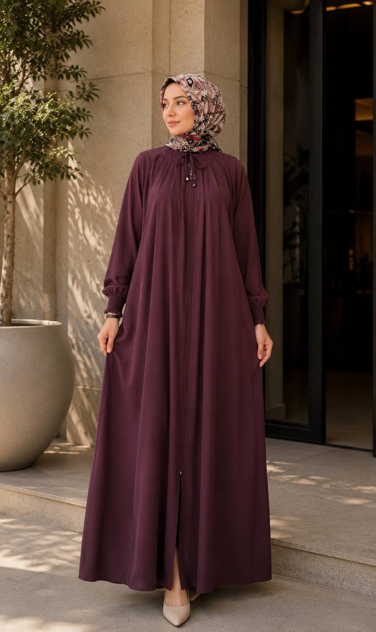 Lara krep ferace 2047 - Moda Fatma