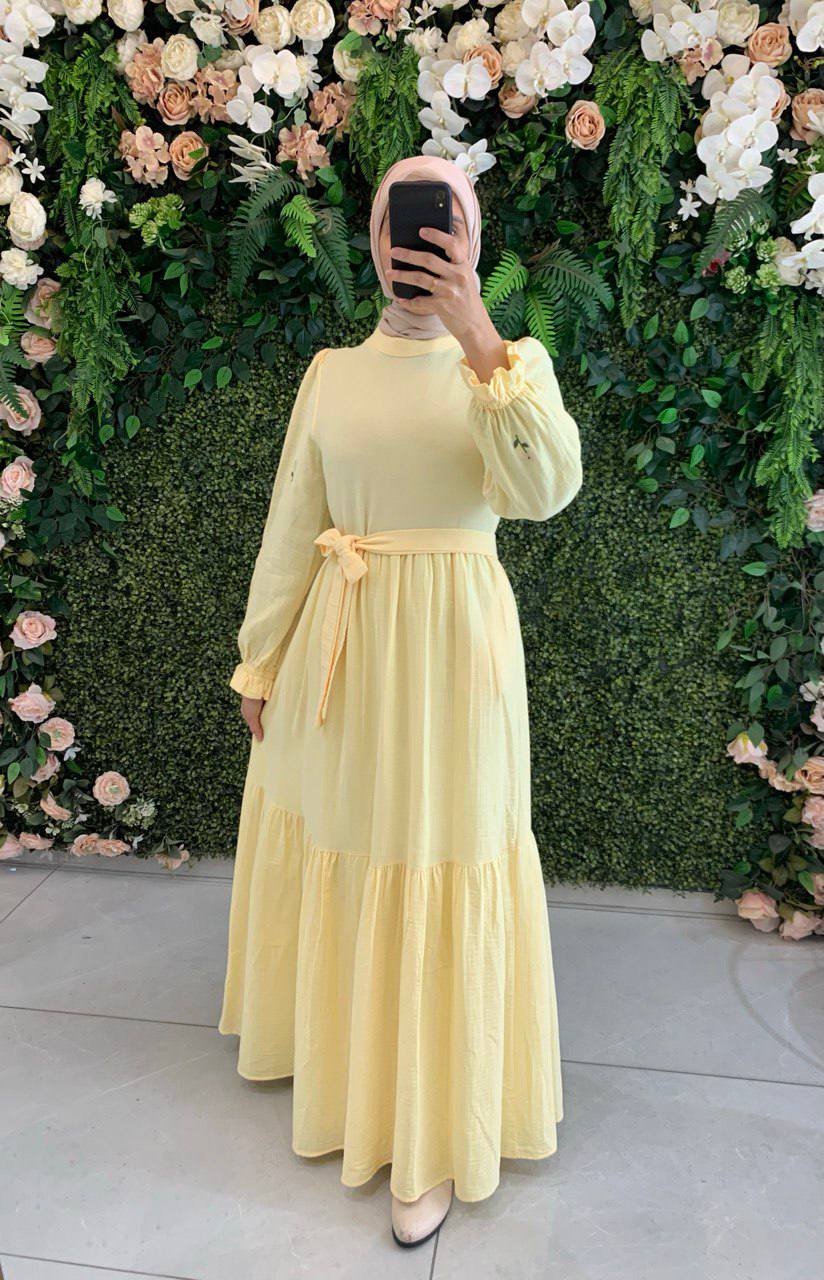 Muslin Elbise 9161