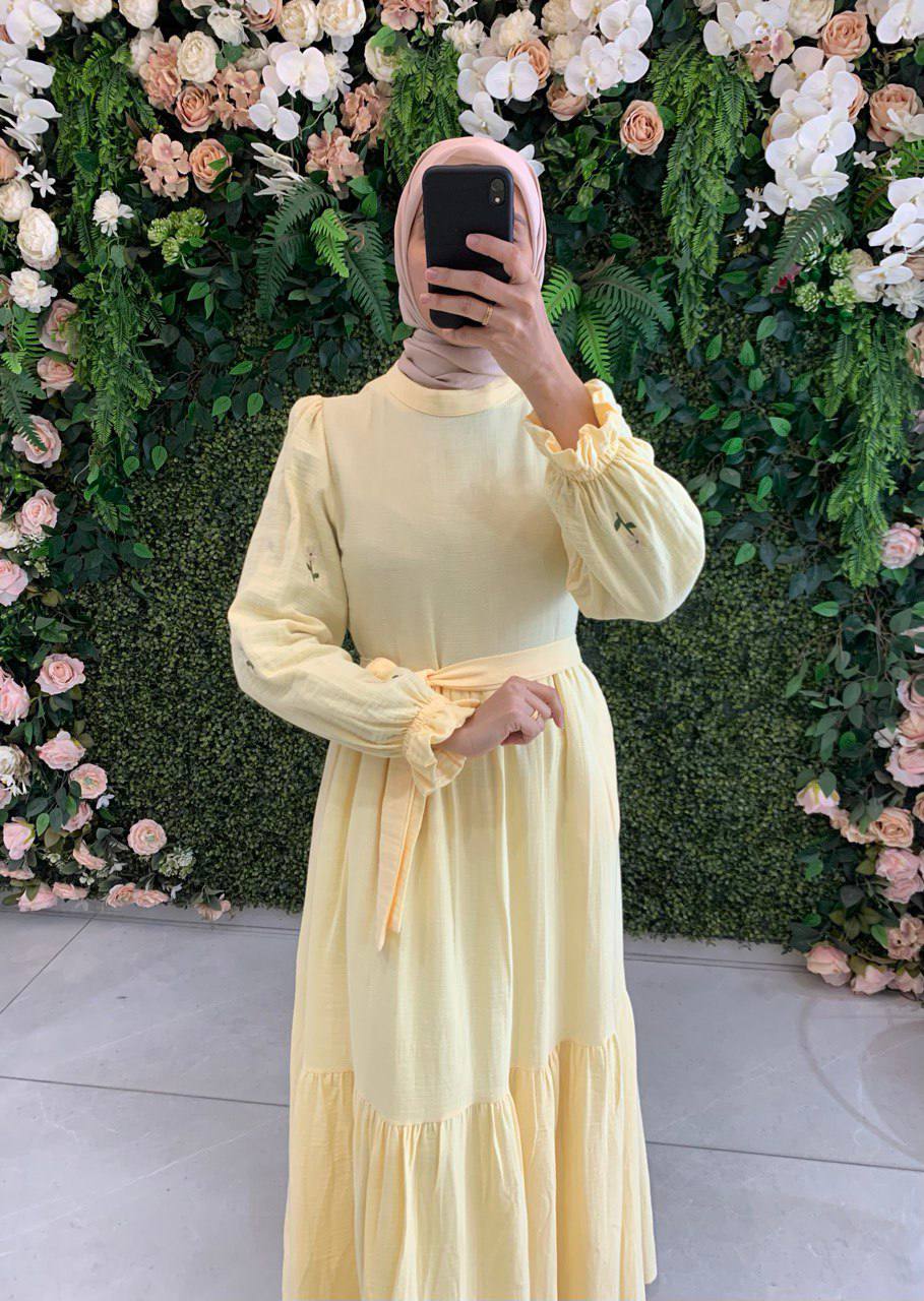 Muslin Elbise 9161