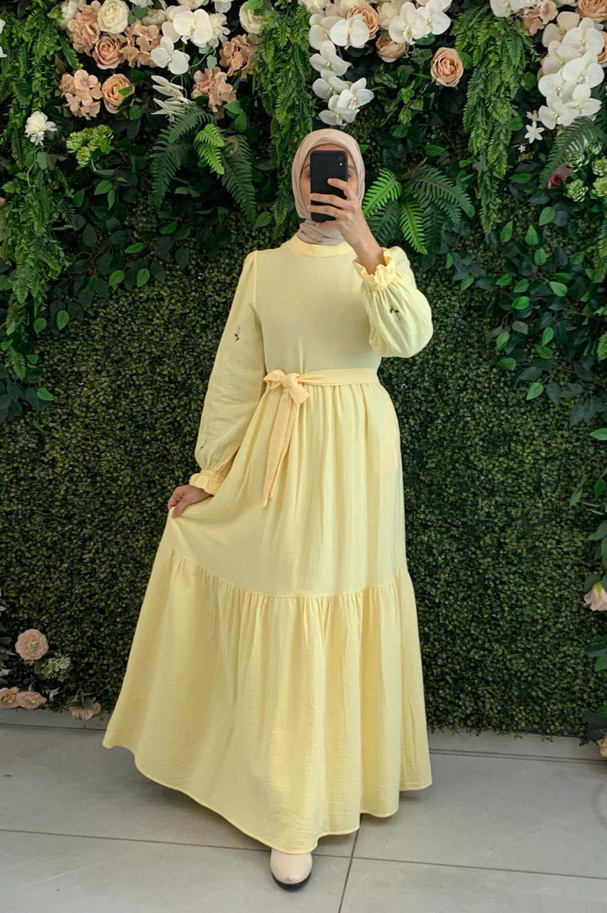Muslin Elbise 9161