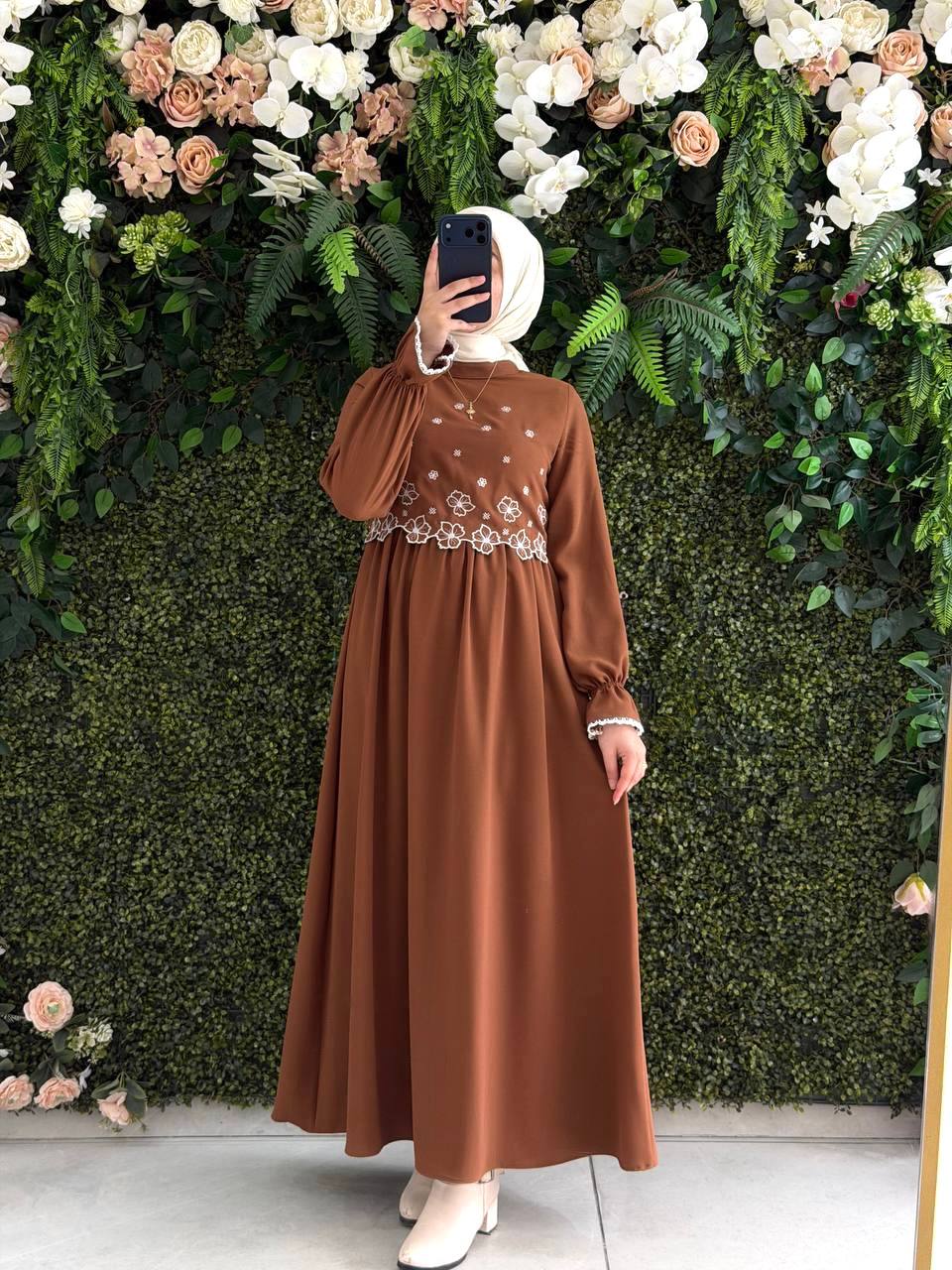 Linda Krep Elbise 9233