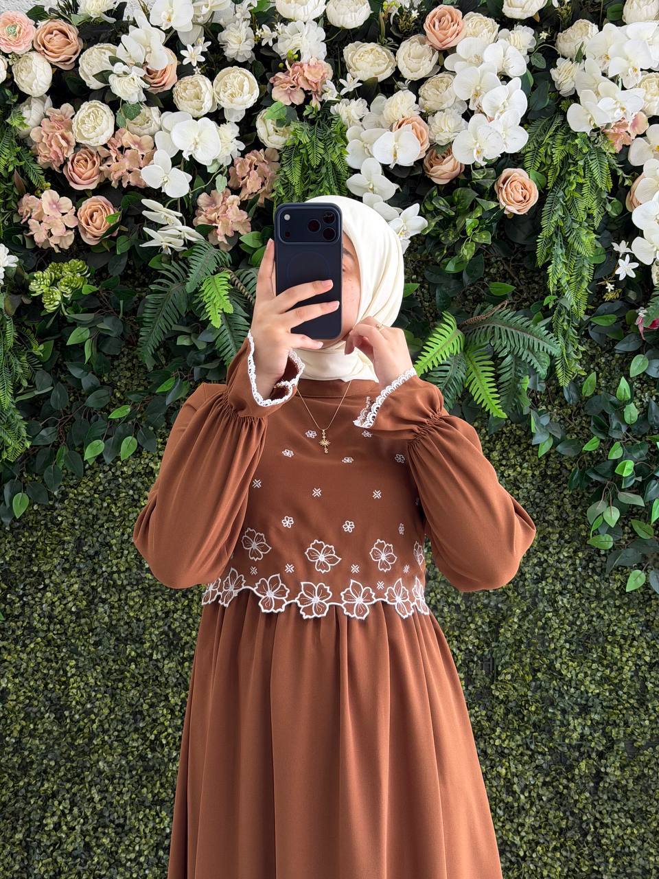 Linda Krep Elbise 9233