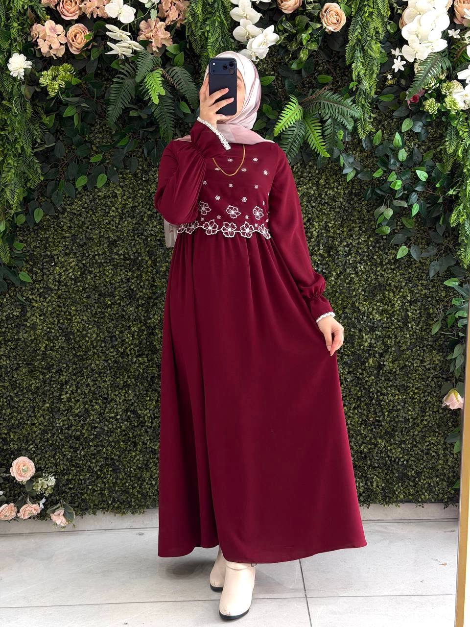 Linda Krep Elbise 9233