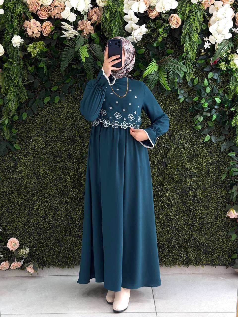Linda Krep Elbise 9233