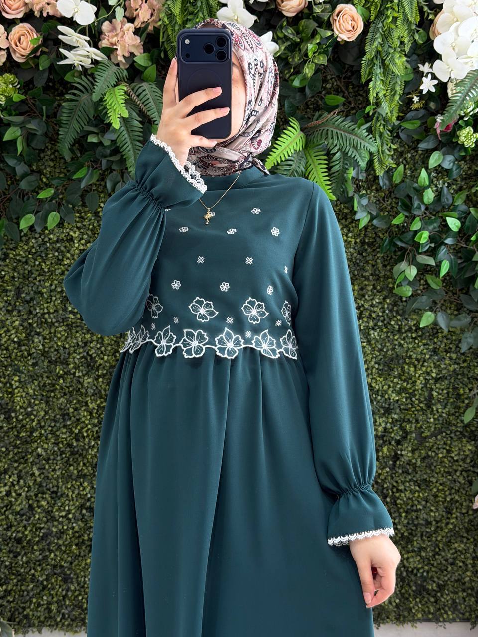 Linda Krep Elbise 9233