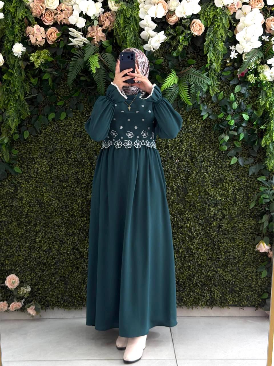 Linda Krep Elbise 9233