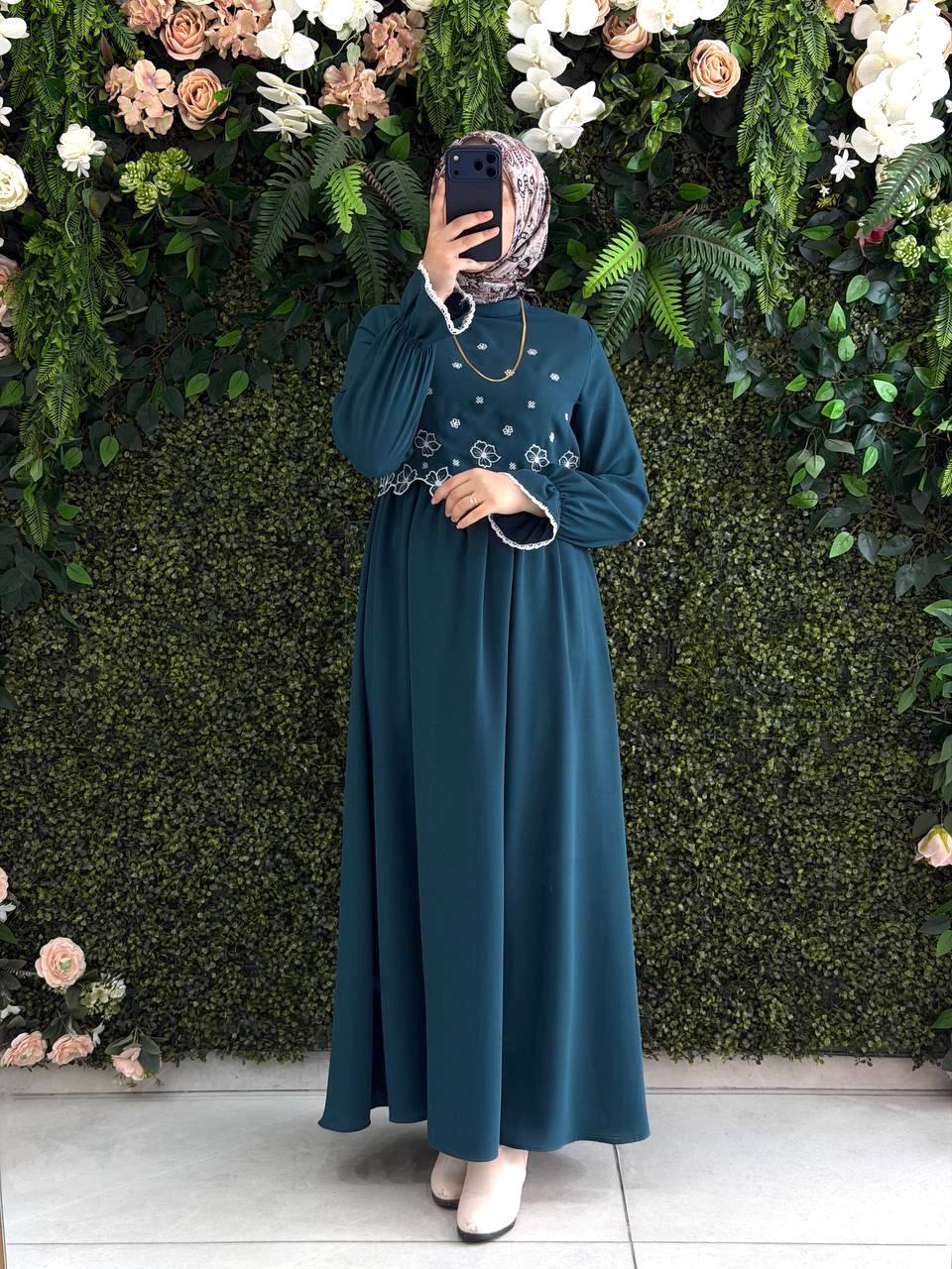 Linda Krep Elbise 9233