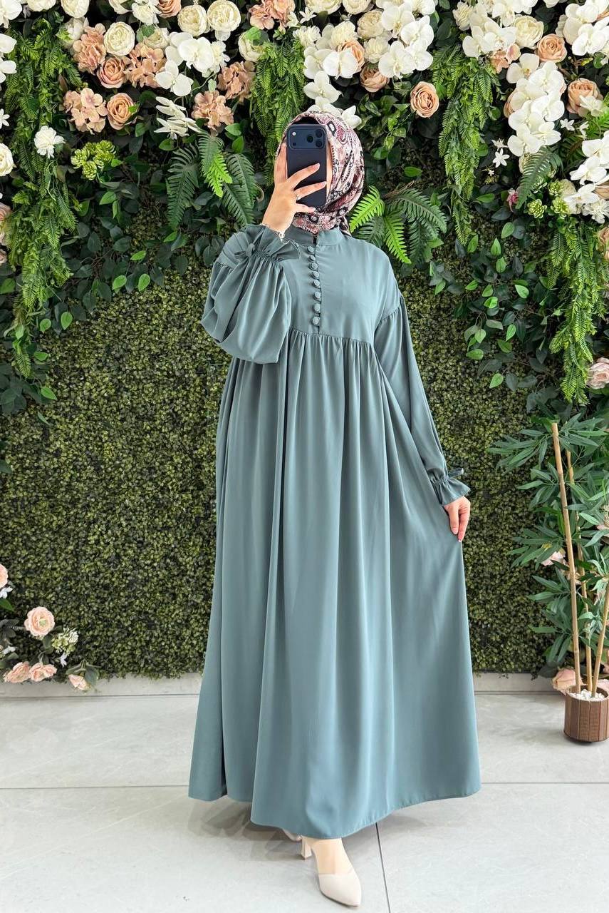 Medine İpek Elbise 9249