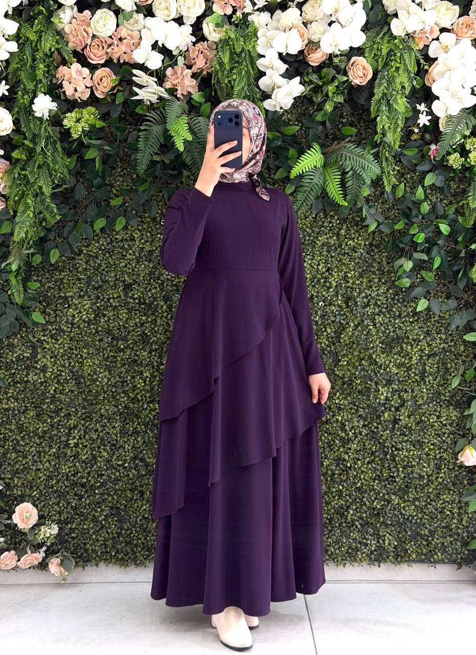 Medine İpek Elbise 9207