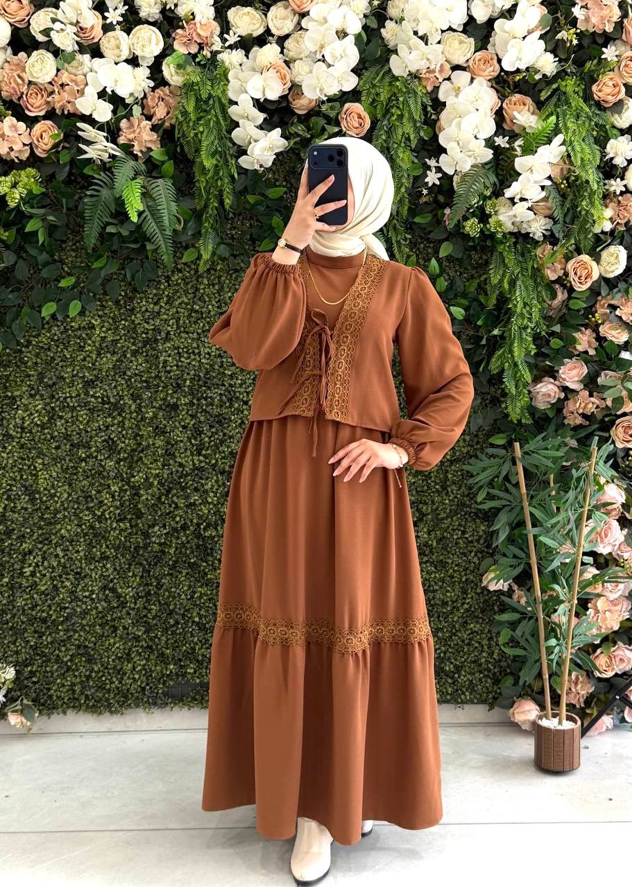 Linda Krep Elbise 9250